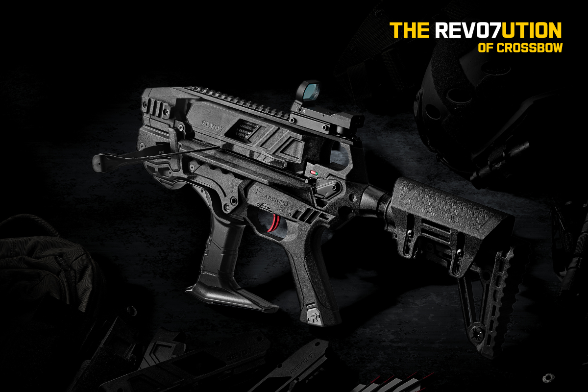 Ek Archery REVO 7 crossbow with quick-detach magazine